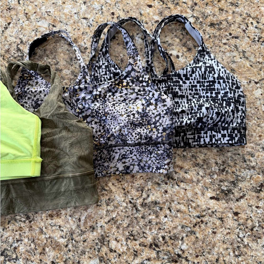 6 count Lululemon Energy Sports Bras size 6 - Picture 4 of 4